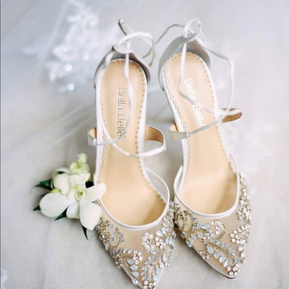 Gently used Florence Bella belle wedding shoe